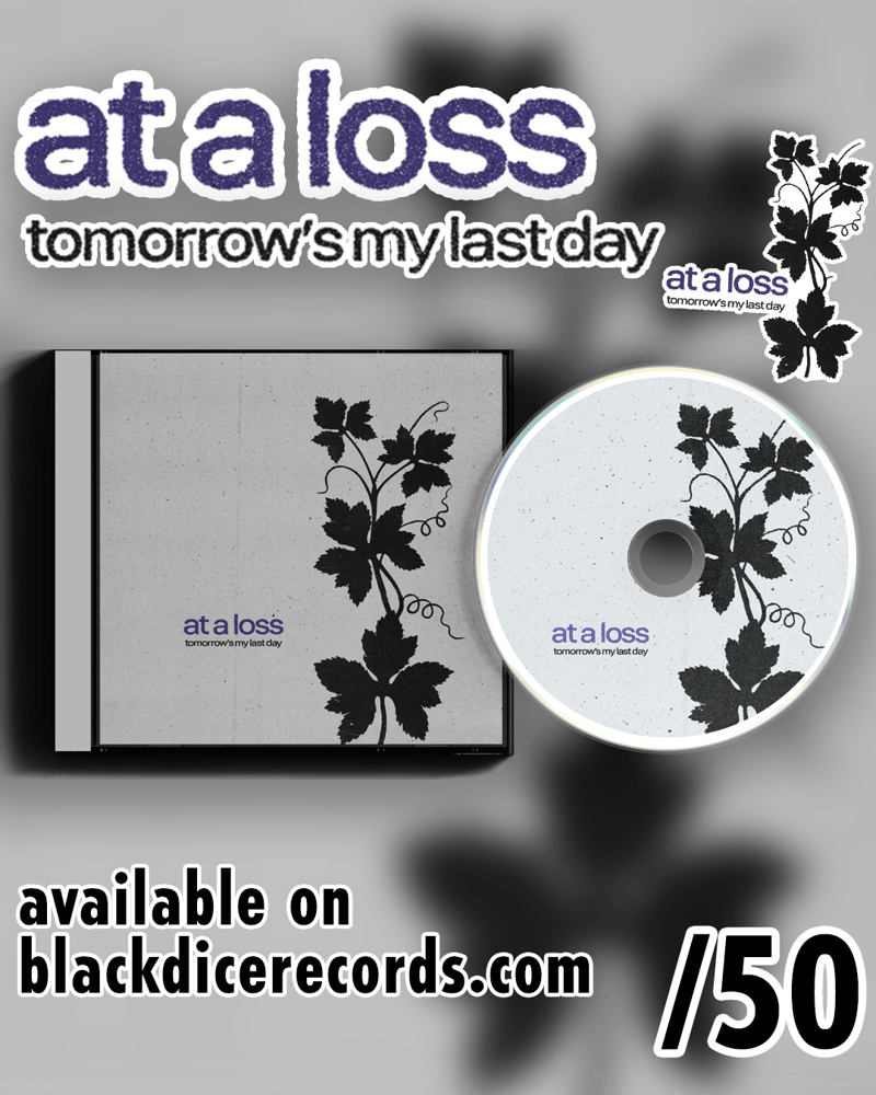 at a loss - tomorrow's my last day