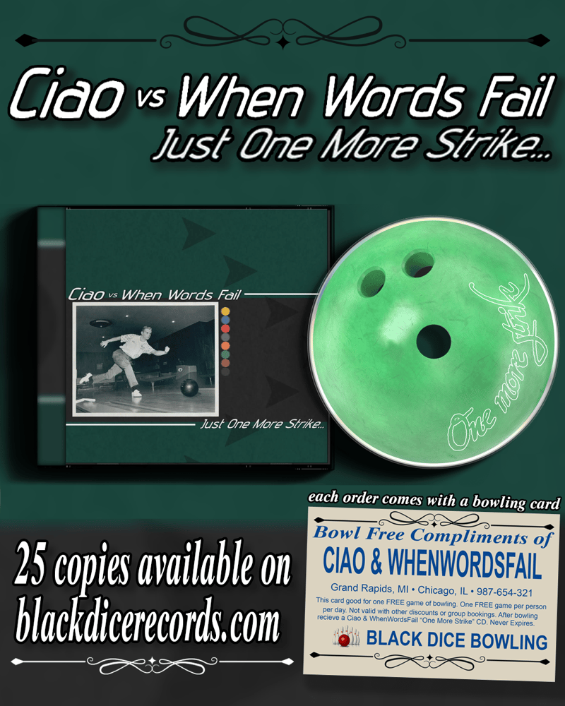 CIAO & WHENWORDSFAIL - JUST ONE MORE STRIKE