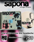 SAPONA - FINE PRINT SAVES THE HEADACHE
